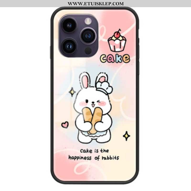 Futerały do iPhone 15 Pro Max Szkło Hartowane Happy Rabbit